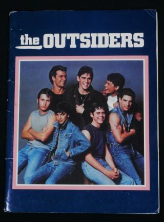 THE OUTSIDERS 1982 C.  THOMAS HOWELL MATT DILLON RALPH MACCHIO PONYBOY 3