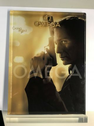 James Bond 007 Casino Royale Omega Lucite Display 2