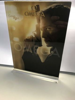 James Bond 007 Casino Royale Omega Lucite Display 3