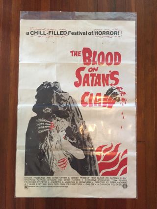 The Blood On Satan’s Claw 1971 Us Theatrical Movie Poster