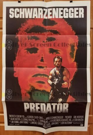 Predator (1987) - English One Sheet Movie Poster (27 " X 41 ")