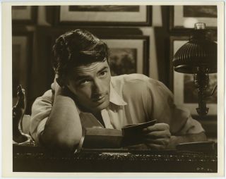 Moody 1940s Ernest A.  Bachrach Gregory Peck Large Dramatic Photograph