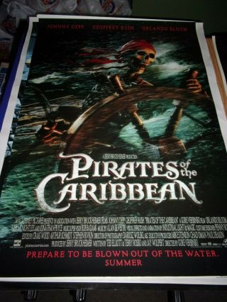 Pirates Of The Caribbean - 27 X 40 Us Advanced One Sheet Poster -