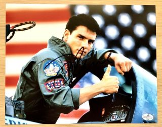 Tom Cruise Hand Signed 8”x10” Photo.  ‘topgun’ Autograph With