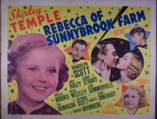 Rebecca Of Sunnybrook Farm,  Shirley Temple,  Randolph Scott,  Lc715