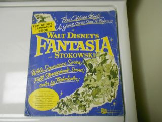 1956 Re - Issue Complete Fantasia Walt Disney Pressbook Press Kit Mickey Mouse