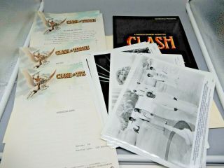 1981 Clash Of The Titans Movie Press Kit 23 8x10 Photos,  Mgm Editors Portfolio