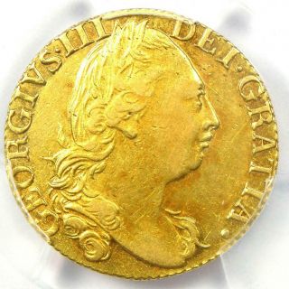 1785 Great Britain England George Iii Gold Guinea Coin 1g - Certified Pcgs Au50