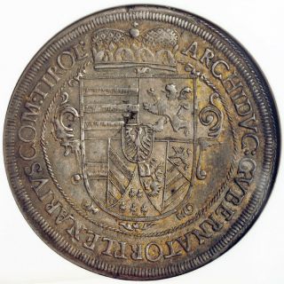 1622,  Austria,  Archduke Leopold V.  Certified Silver Thaler Coin.  NGC XF - 45 2