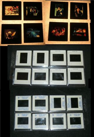 8 - Gremlins 35mm Press Kit Color Slides Corey Feldman Hoyt Axton Dante