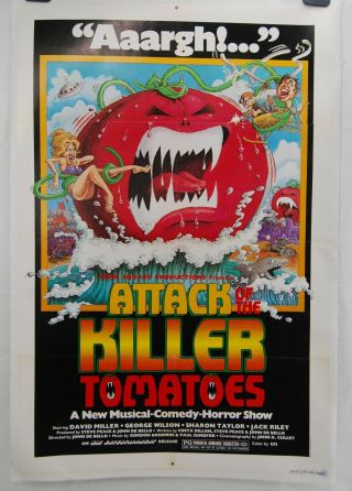 1978 Attack Of The Killer Tomatoes - Movie Poster Read Update