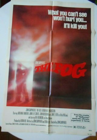 The Fog 1980 1 - Sheet Movie Poster John Carpenter Halloween Horror