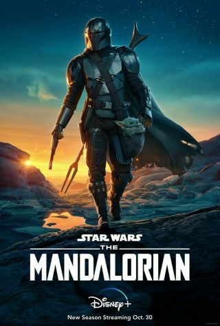 The Mandalorian (ds) One Sheet 27x40 Poster - - W/trackin
