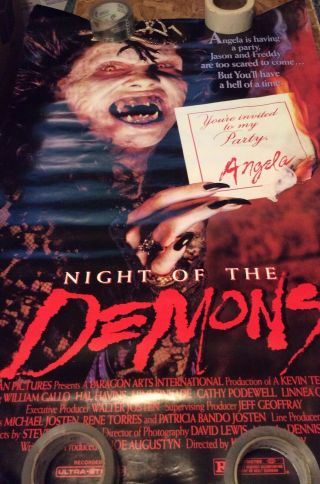 Night Of The Demons Promo Poster For Any Issues