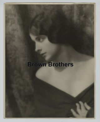 1920s Silent Film Actress Kathleen Key Oversized Dbw Photo By Clarence S Bull Bb