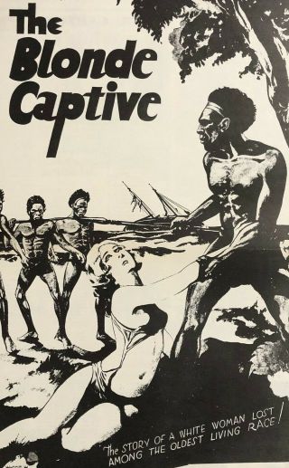 Blonde Captive Movie Poster Exhibitor Campaign 1932 Pre - Code Pressbook