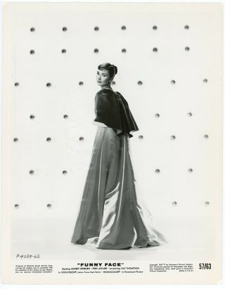 Audrey Hepburn In Hubert De Givenchy Gown 1957 Funny Face Photograph