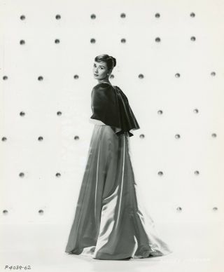 Audrey Hepburn in Hubert de Givenchy Gown 1957 Funny Face Photograph 2