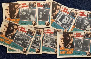 What Ever Happened To Baby Jane? Joan Crawford Mexican Lobby Card Set 1962