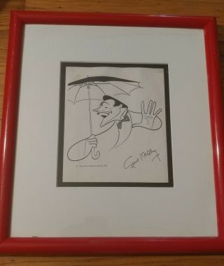 Gene Kelly Singing In The Rain Autographed Signed Poster Print Musical