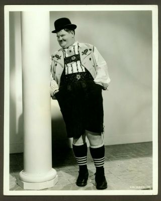 Oliver Hardy Hal Roach Photo " Swiss Miss " Fn/vf 1938