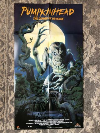 Pumpkinhead Video Store Vhs Horror Movie Poster 1988