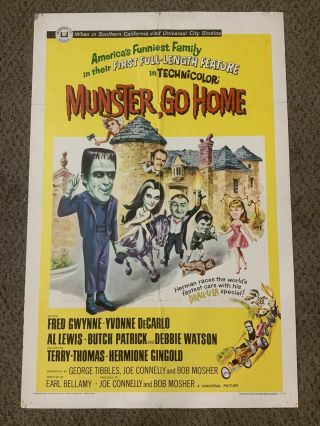 Munster Go Home Movie Poster 1966