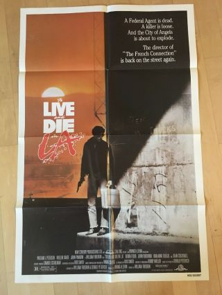 To Live And Die In La One Sheet Movie Poster 1985