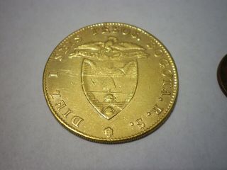 1846 Colombia Bogota 16 Pesos = 8 Escudos Columbia Gold Coin