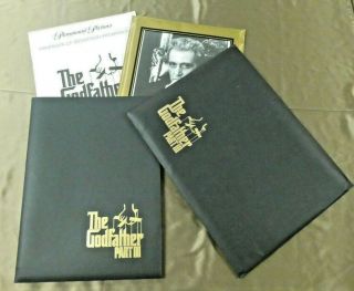 Godfather 3 Part Iii Movie Press Kit Al Pacino Folder Booklets Photos