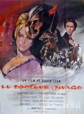 Doctor Zhivago - David Lean / Sharif / Christie - Reissue Large French Poster