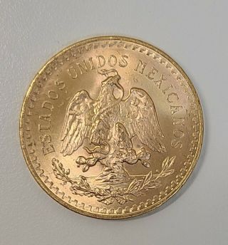 Mexican 50 Pesos Gold Coin,  1821 - 1947,  37.  5 Grams Pure Gold
