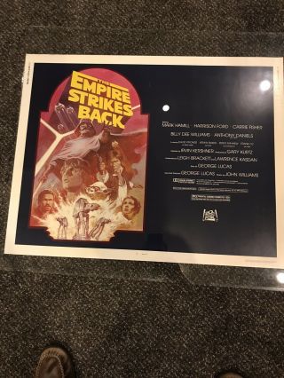 Star Wars The Empire Strikes Back Half Sheet 22x28 Movie Poster 1982