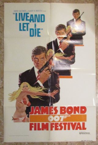 1976 James Bond 007 Film Festival 1 - Sh Movie Poster Fn,  6.  5 Roger Moore