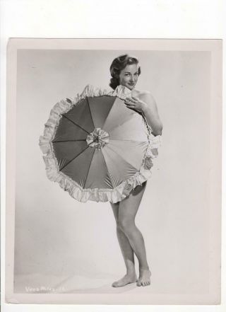 Vera Miles Cheesecake Alluring Pose Sexy Legs Vintage 1950s Orig Photo 341