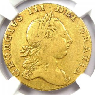 1763 Britain England George Iii Gold Guinea Coin 1g - Certified Ngc Vf Details