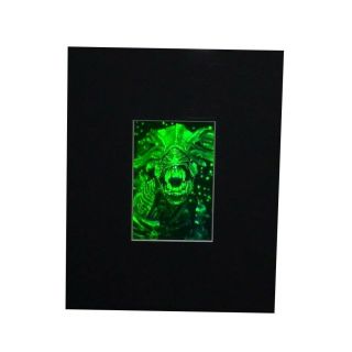3d Alien Queen 2 - Channel Hologram Picture (matted) Collectible Photopolymer Type