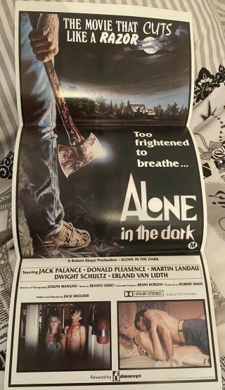 Alone In The Dark (1982) & Mad Man (1982) 2 X Australian Daybills