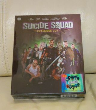 Suicide Squad Hdzeta Blu - Ray Steelbook,  Sealed/mint,  Lenticular Version