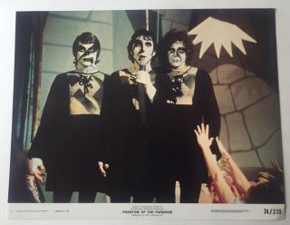 1974 Phantom Of The Paradise Lobby Card Set Of 8