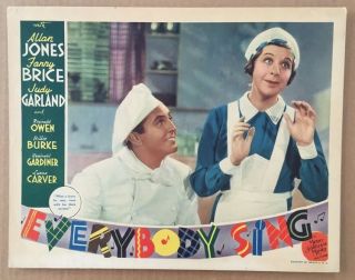 Everybody Sing Movie Poster Lobby Card A 1938 11x14 Judy Garland
