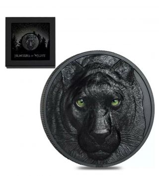 2020 $10 Palau Black Panther Coin,  2oz 999 Silver &