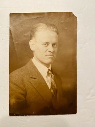 Very Early Photo Of Philo T.  Farnsworth,  Inventor/1930/age 18