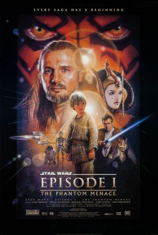 Star Wars Episode 1,  2 & 3 Posters