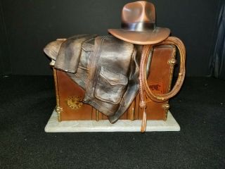 Indiana Jones DVD Case Collectible 2008 Hand Sculpted Resin Blockbuster 2