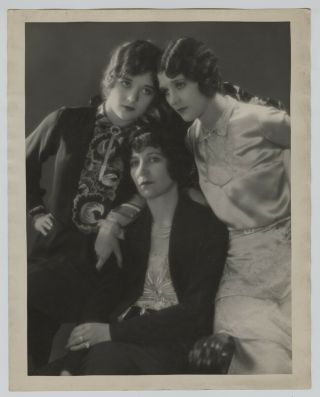 1920s Actresses Marceline & Alice Day Oversized Dbw Photo Blindstamp Ruth Louise