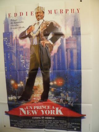 Coming To America Eddie Murphy 47 By 63 Large French Movie Poster 1988