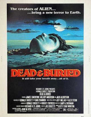 Dead And Buried 1981 Horror Classic 30x40 Us Rolled Movie Poster Rare