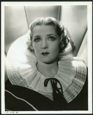 Mary Pickford In Stunning Portrait By George Hurrell Vintage 1936 Photo