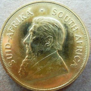 1980 Krugerrand,  1 Oz,  South Africa Gold Coin